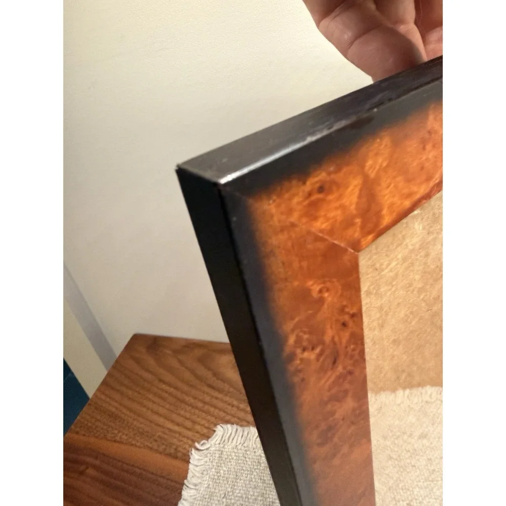 Vintage Martin Aborn Burl Wood Picture Frame 10x12